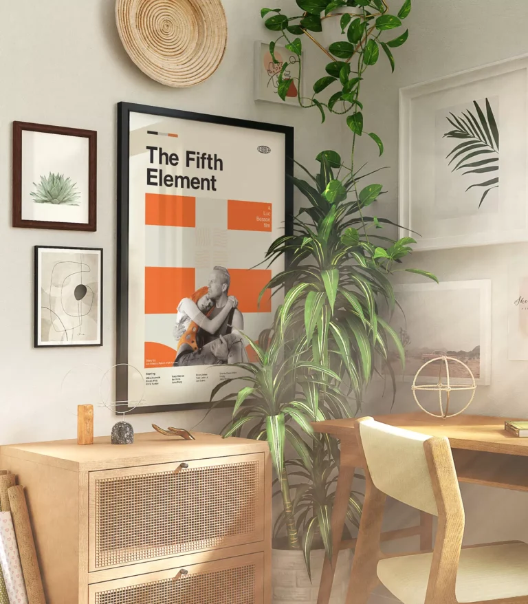 Mid-century modern The Fifth Element movie poster