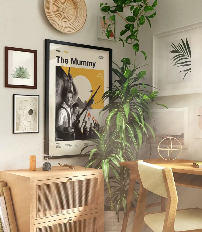 Mid-century modern The Mummy movie poster