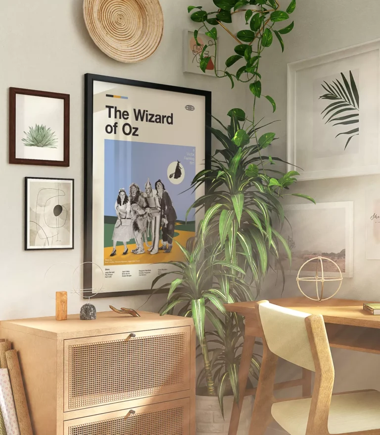 Mid-century modern The Wizard of Oz movie poster