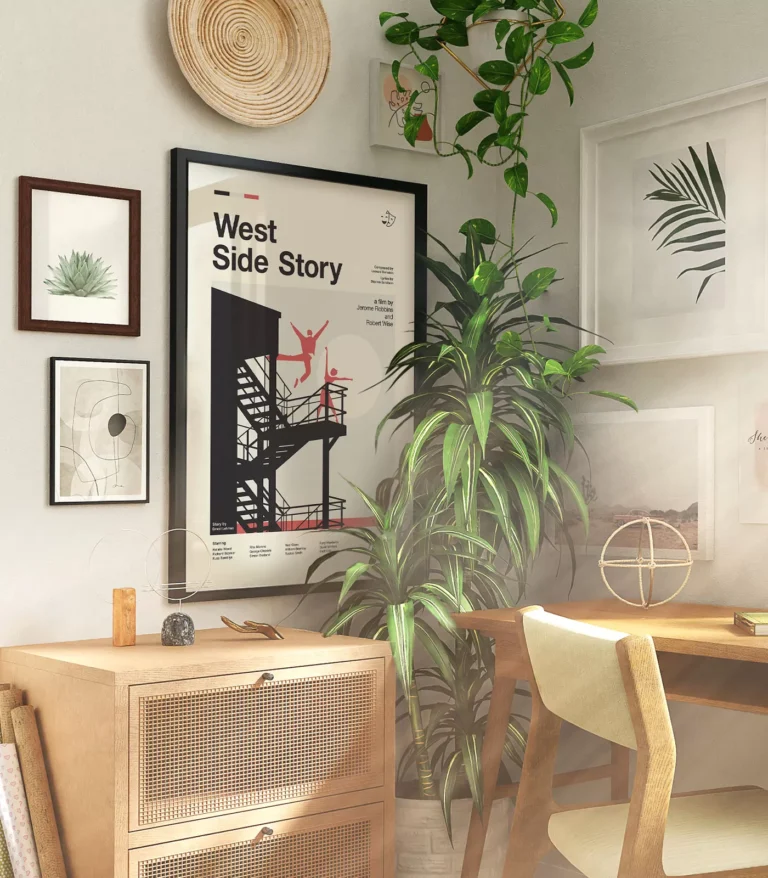 Mid-century modern West Side Story movie poster