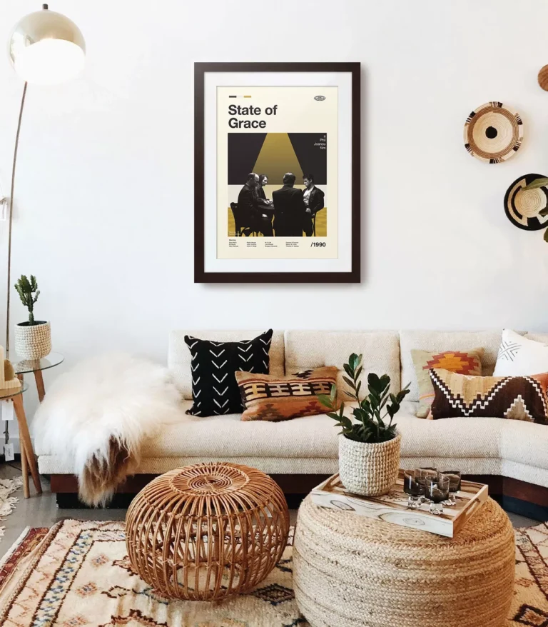 Mid-century modern State of Grace movie poster