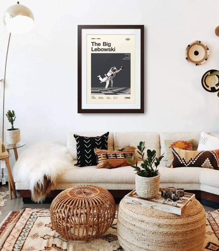 Mid-century modern The Big Lebowski movie poster