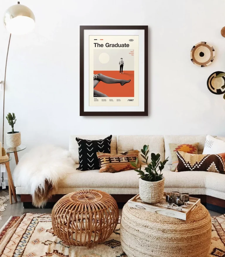 Mid-century modern The Graduate movie poster