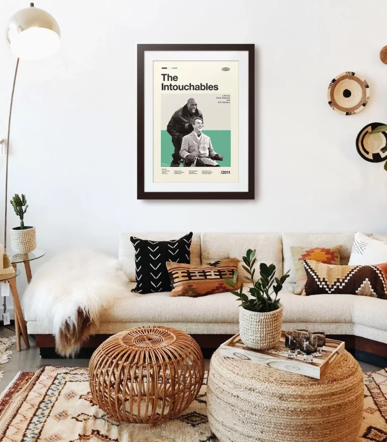 Mid-century modern The Intouchables movie poster