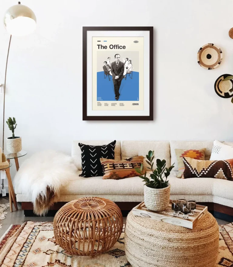 Mid-century modern The Office TV series poster