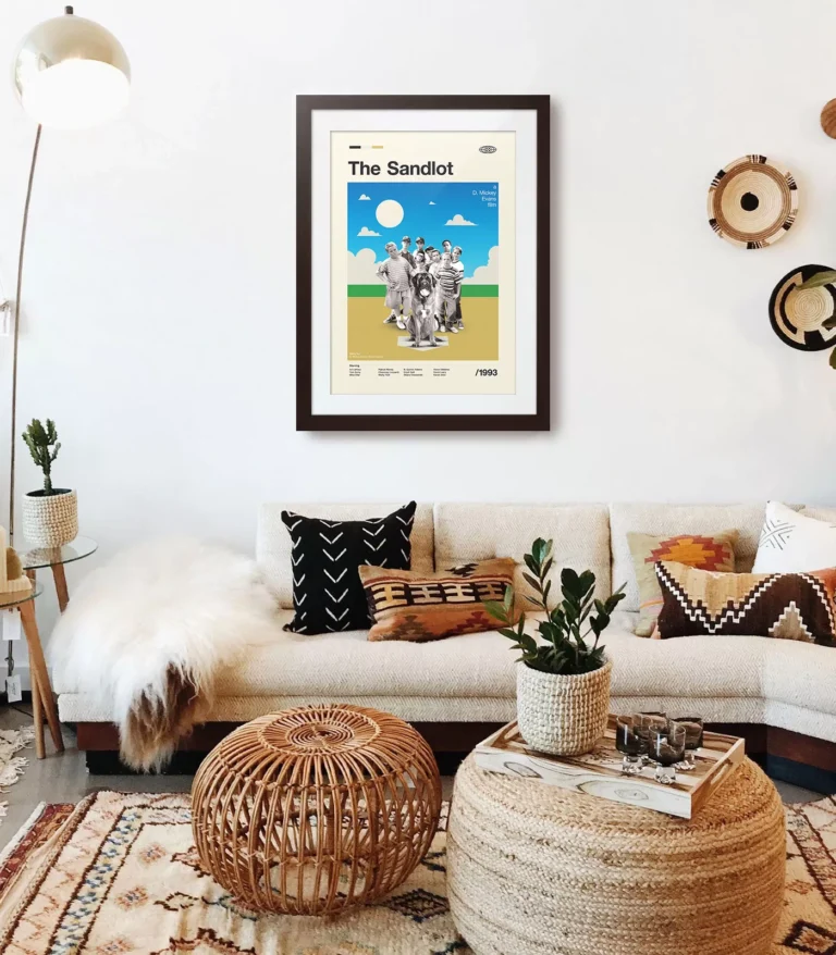 Mid-century modern The Sandlot movie poster