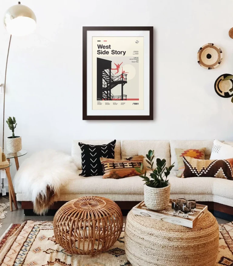 Mid-century modern West Side Story movie poster