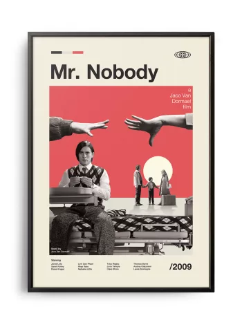 Mid-century modern Mr. Nobody movie poster
