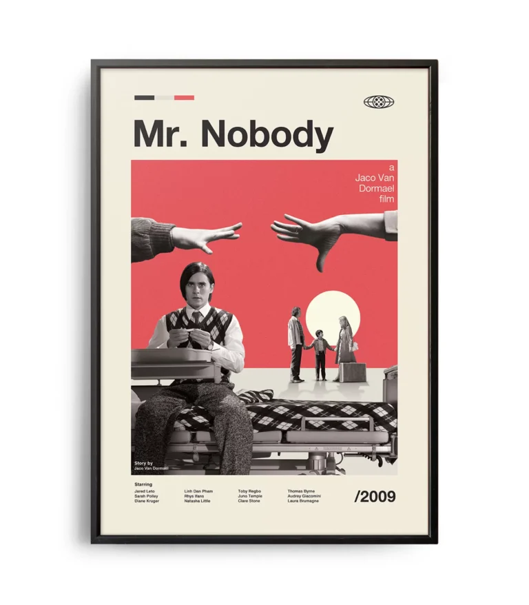 Mid-century modern Mr. Nobody movie poster