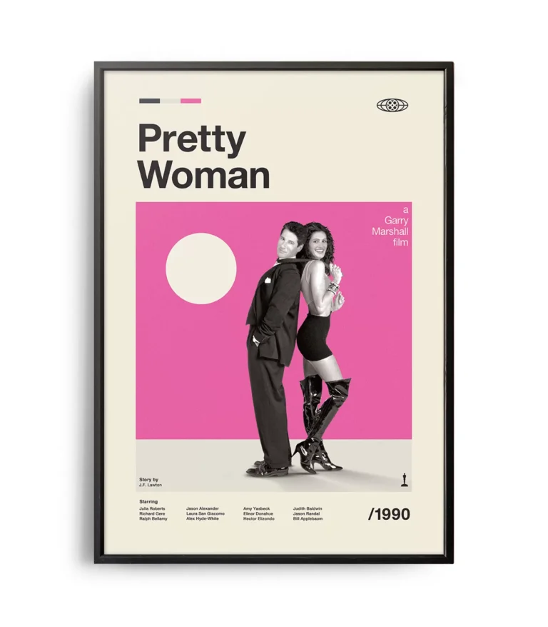 Mid-century modern Pretty Woman movie poster