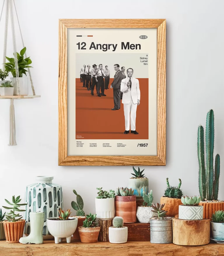 Mid-century modern 12 Angry Men movie poster