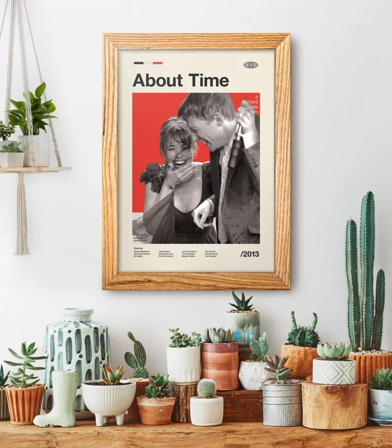 Mid-century modern About Time movie poster
