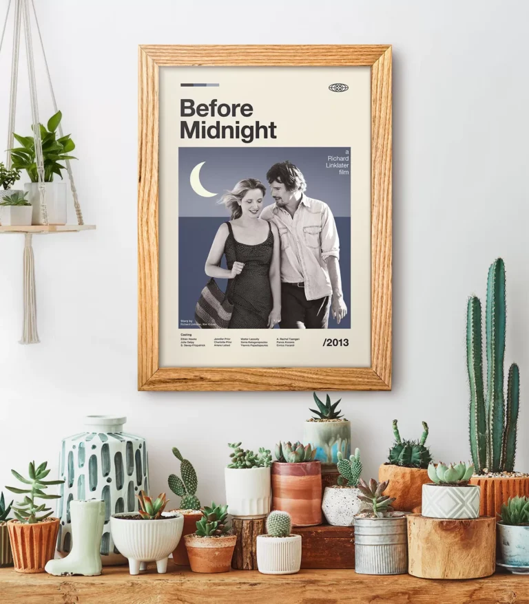 Mid-century modern Before Midnight movie poster