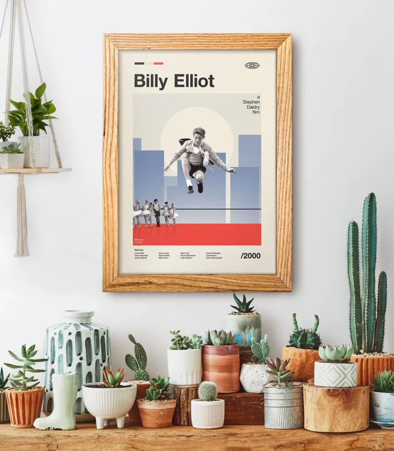 Mid-century modern Billy Elliot movie poster