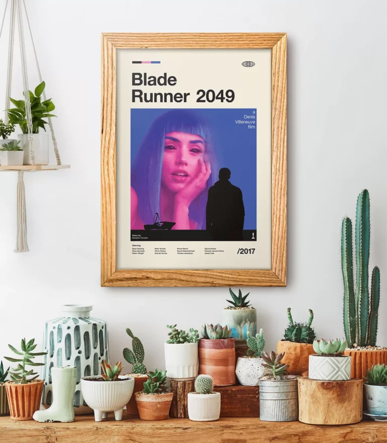 Mid-century modern Blade Runner 2049 movie poster