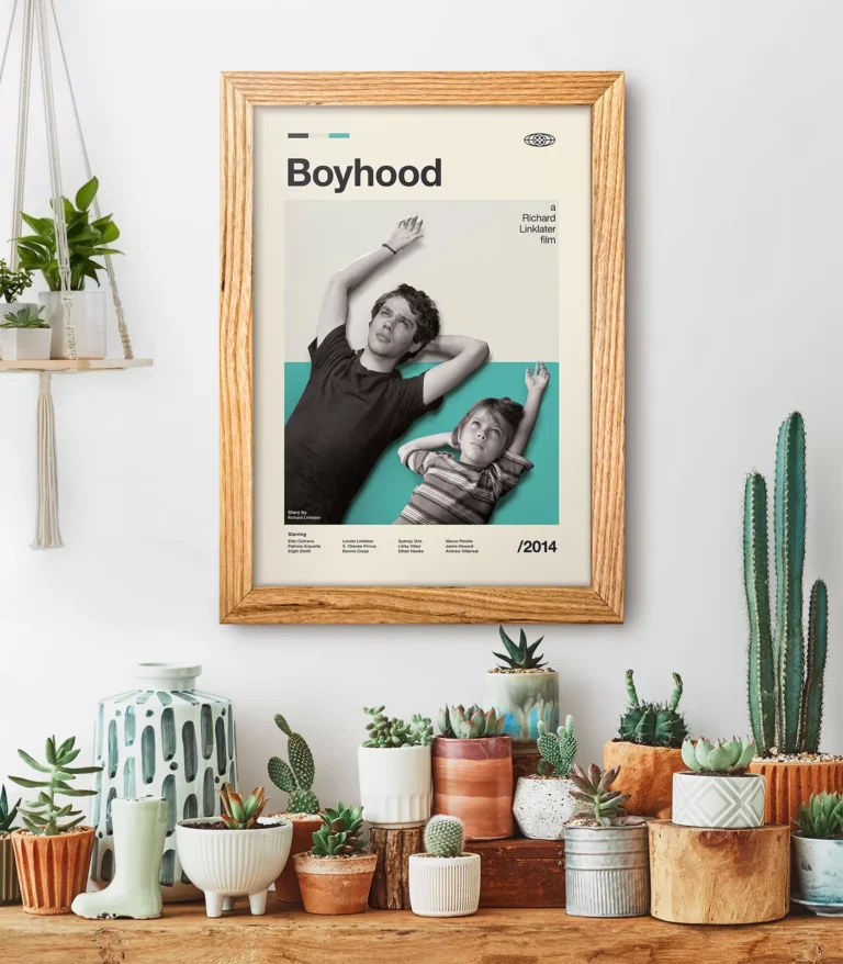 Mid-century modern Boyhood movie poster
