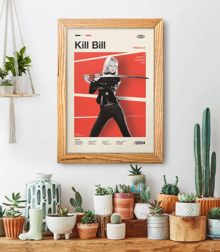 Mid-century modern Kill Bill: Volume 2 movie poster