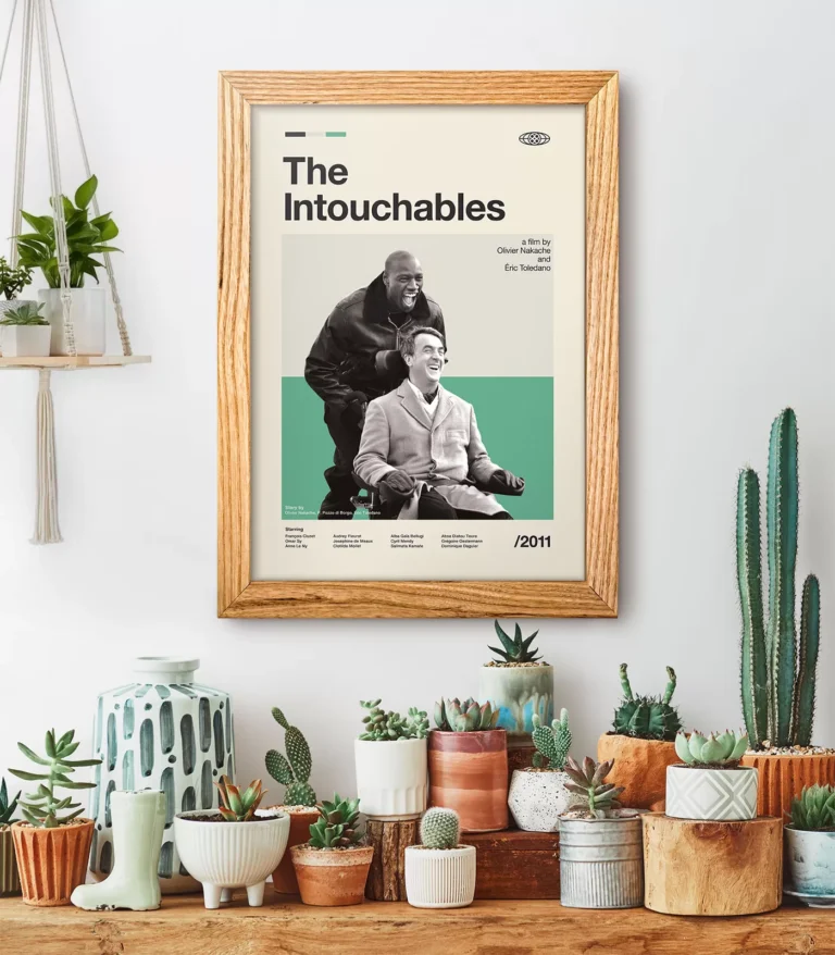 Mid-century modern The Intouchables movie poster