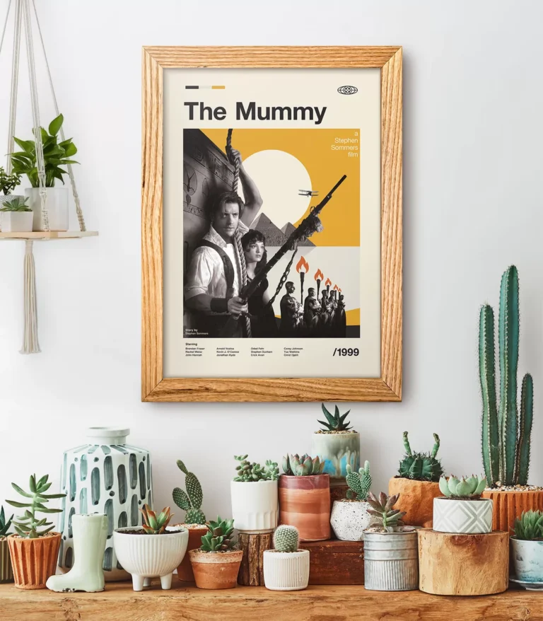 Mid-century modern The Mummy movie poster