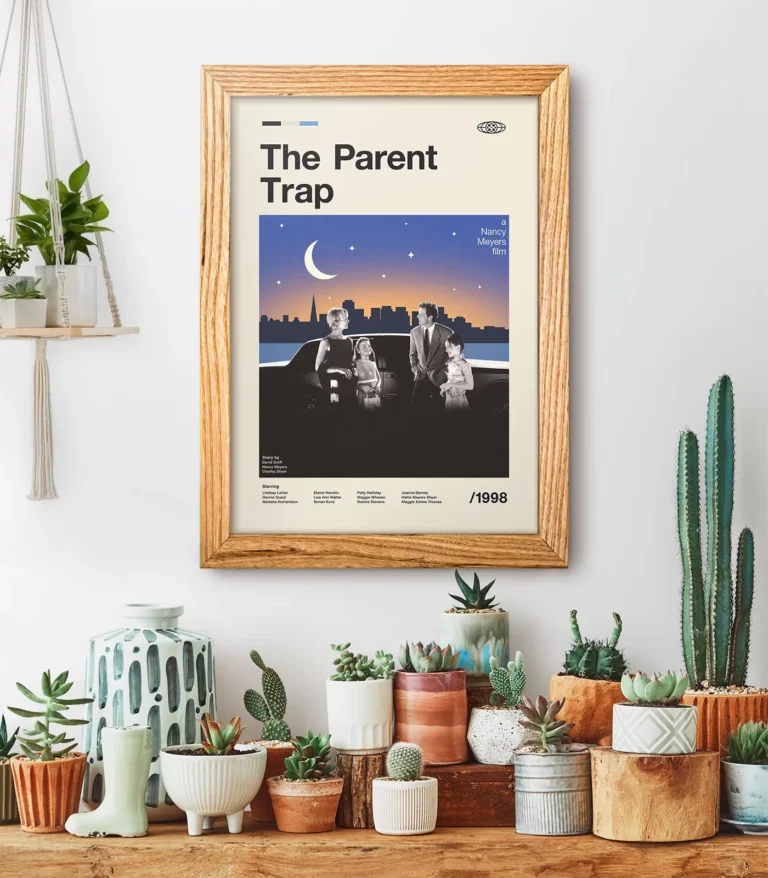 Mid-century modern The Parent Trap movie poster