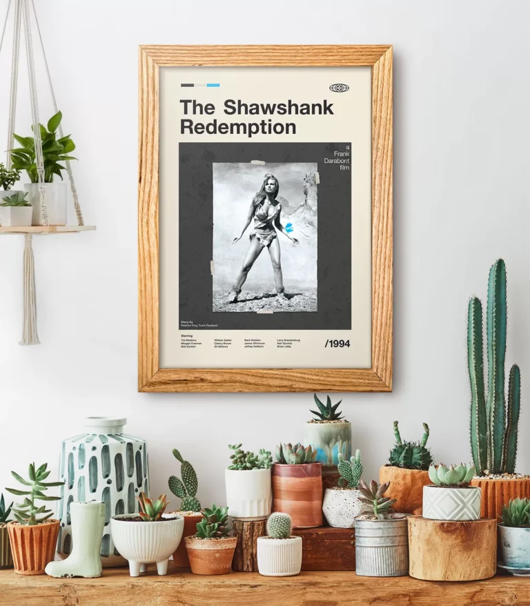 Mid-century modern The Shawshank Redemption movie poster