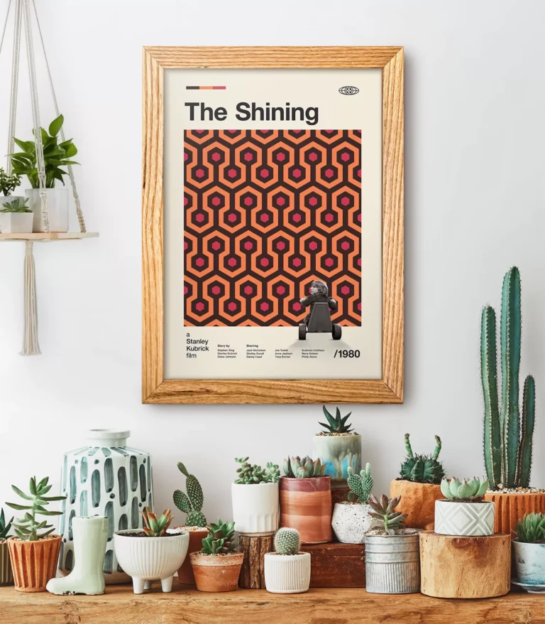 Mid-century modern The Shining movie poster