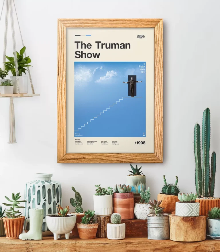Mid-century modern The Truman Show movie poster