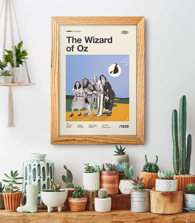 Mid-century modern The Wizard of Oz movie poster