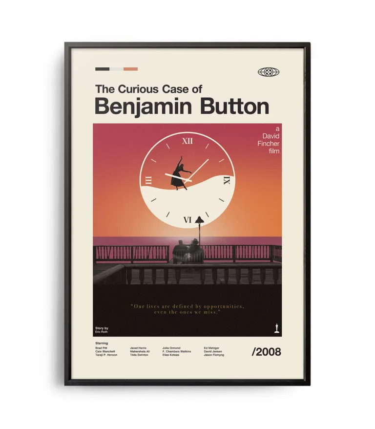 Mid-century modern The Curious Case of Benjamin Button movie poster