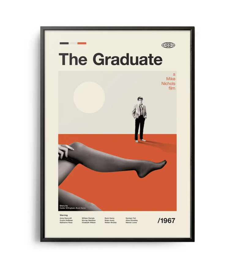 Mid-century modern The Graduate movie poster