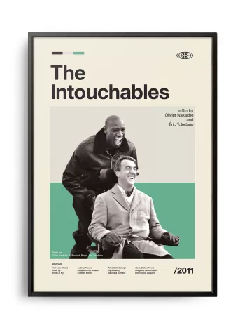 Mid-century modern The Intouchables movie poster