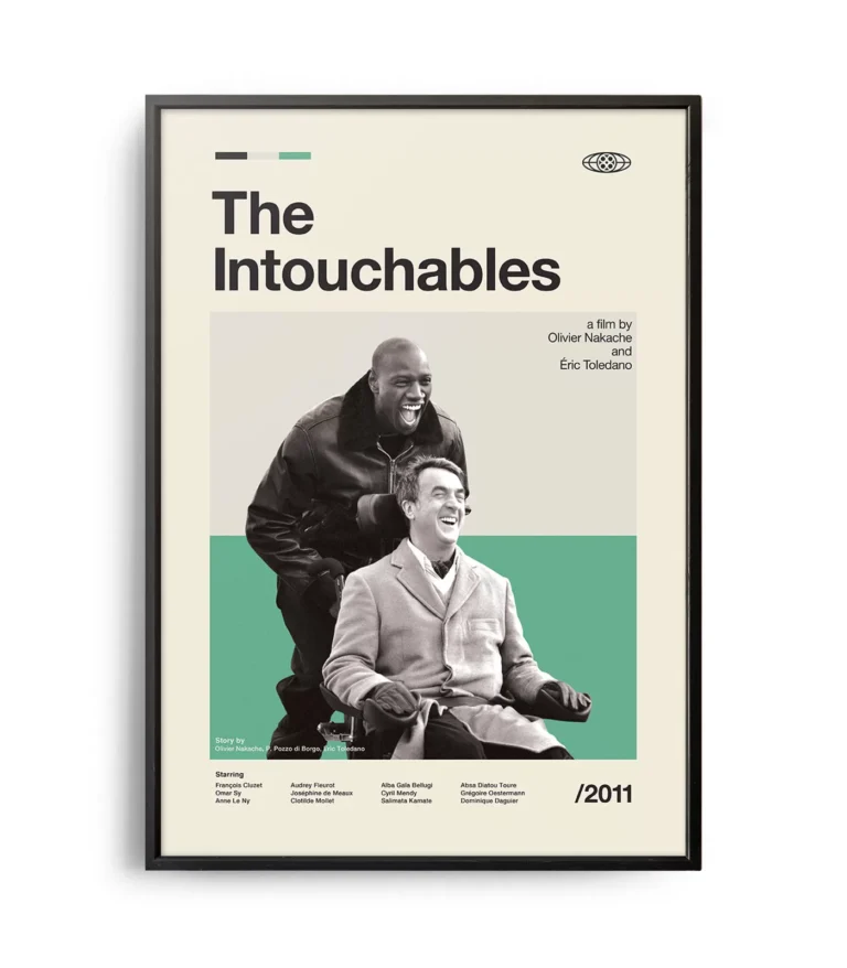 Mid-century modern The Intouchables movie poster