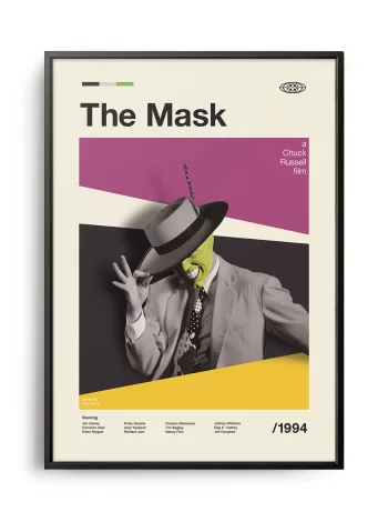 Mid-century modern The Mask movie poster