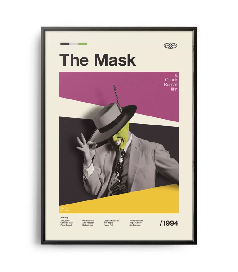 Mid-century modern The Mask movie poster