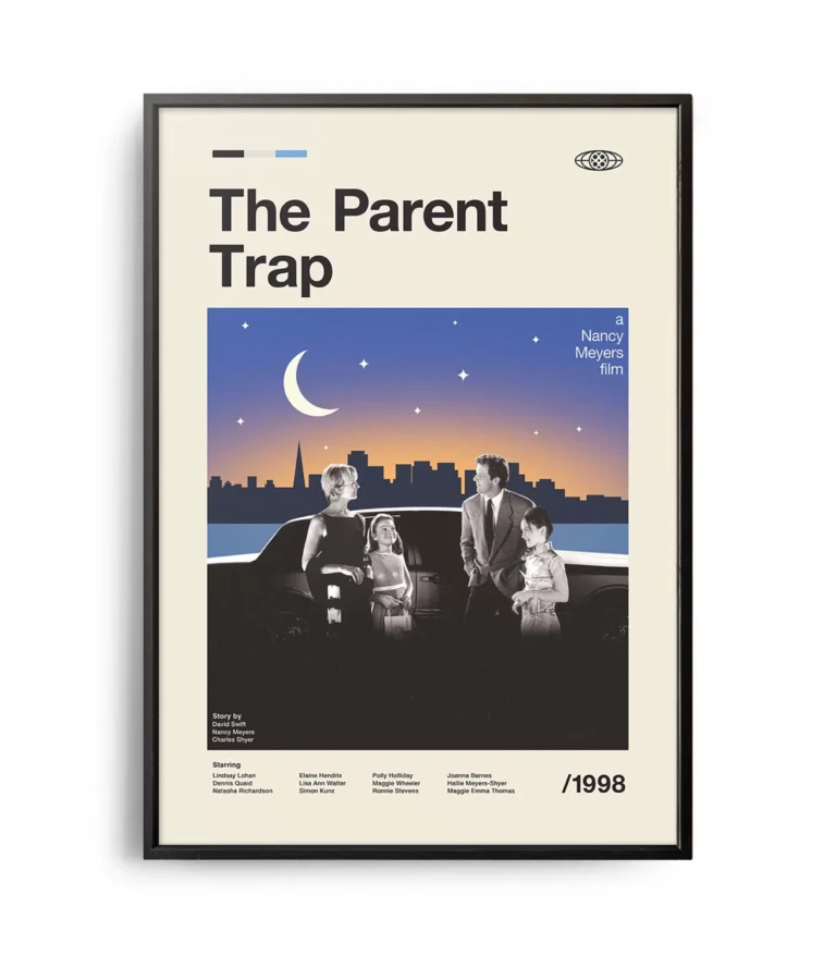 Mid-century modern The Parent Trap movie poster