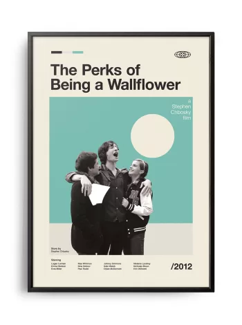 Mid-century modern The Perks of Being a Wallflower movie poster