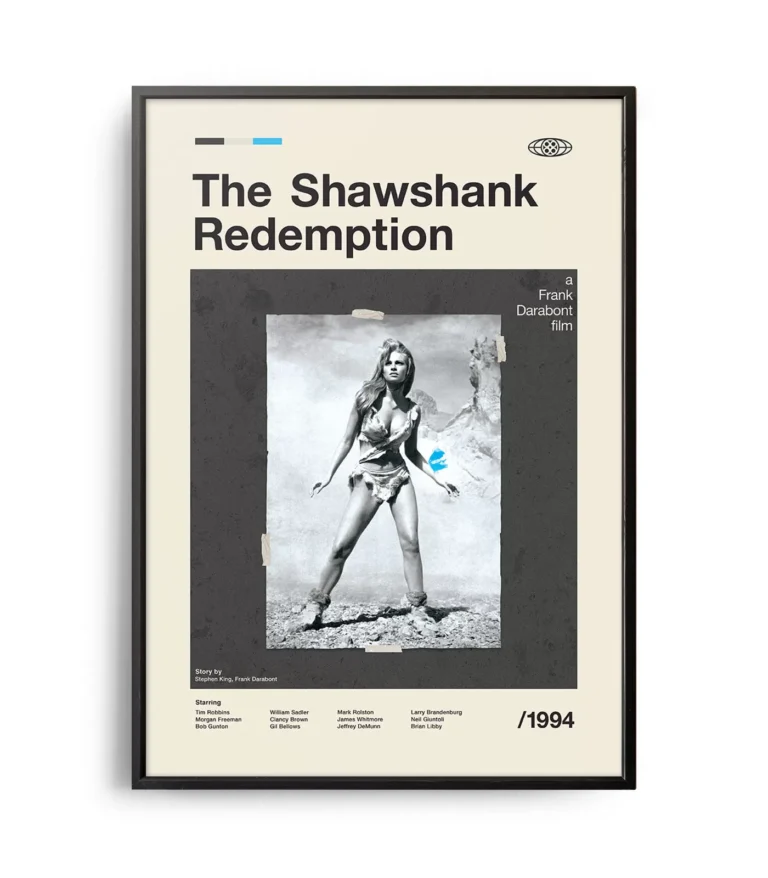 Mid-century modern The Shawshank Redemption movie poster
