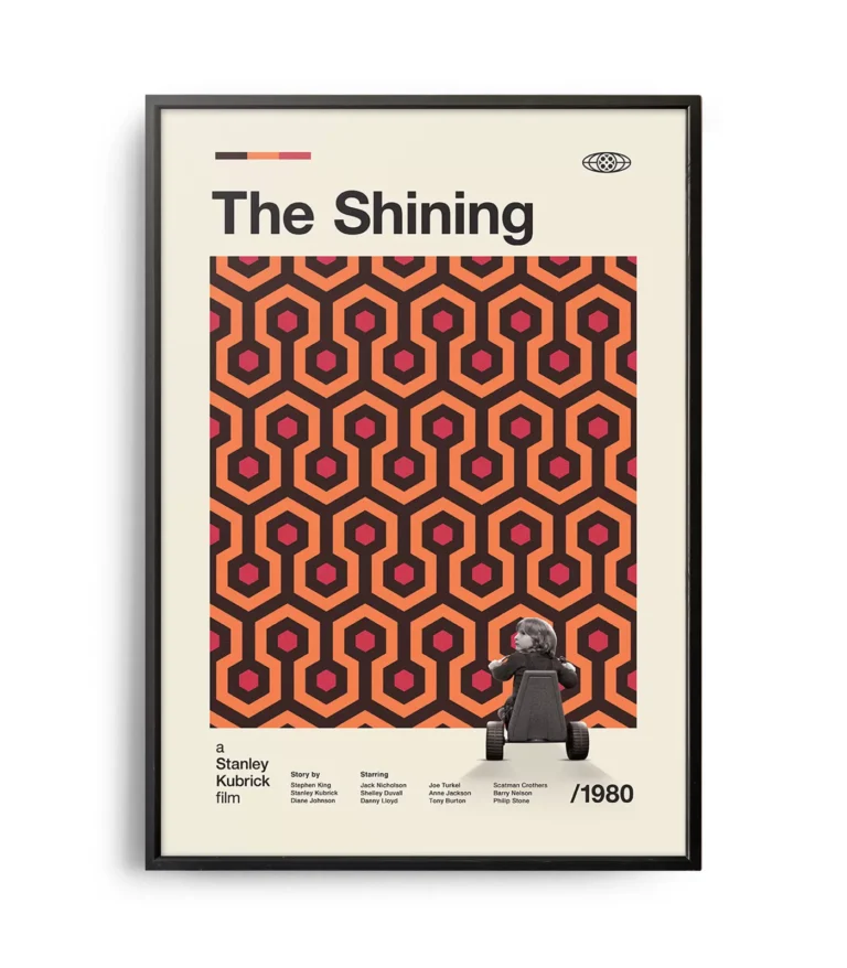 Mid-century modern The Shining movie poster