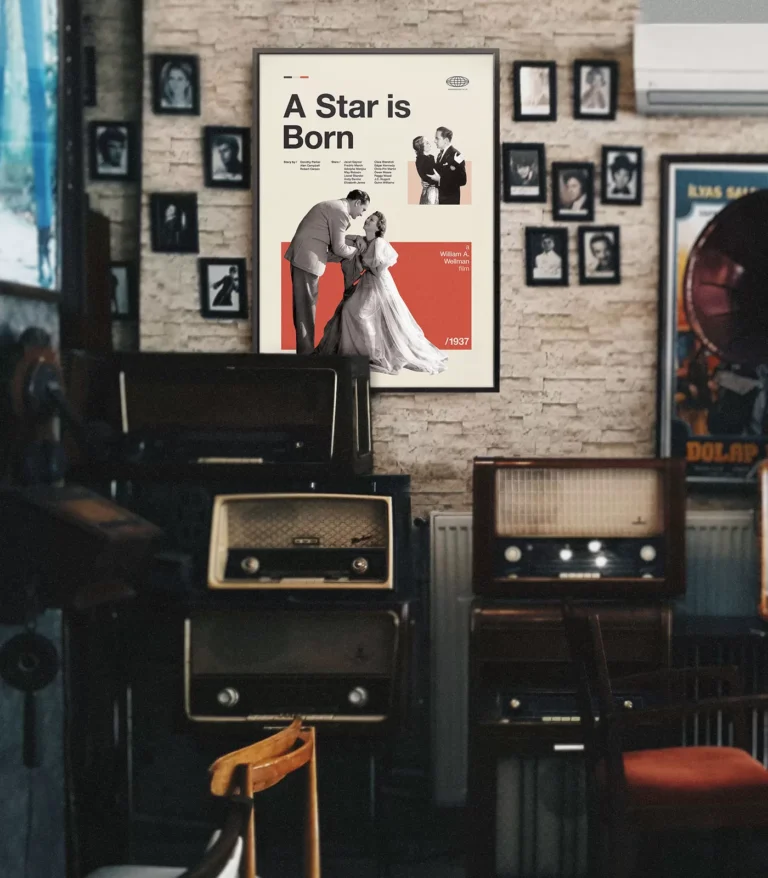 Mid-century Classic A Star is Born movie poster