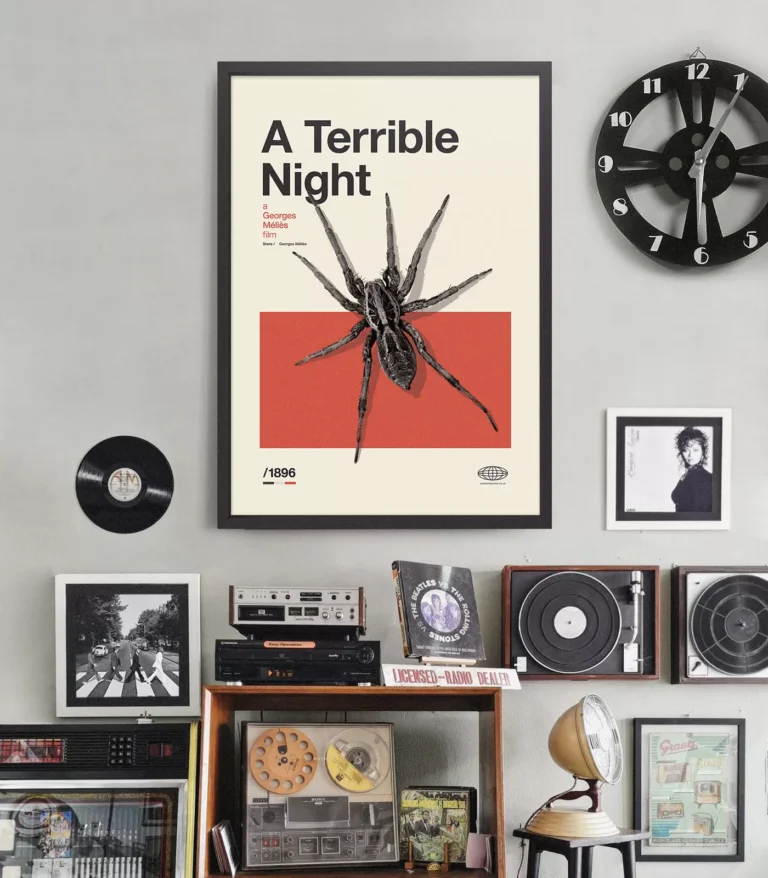 Mid-century Classic A Terrible Night movie poster