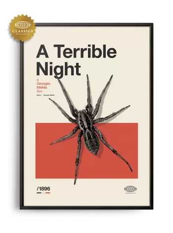 Mid-century Classic A Terrible Night movie poster
