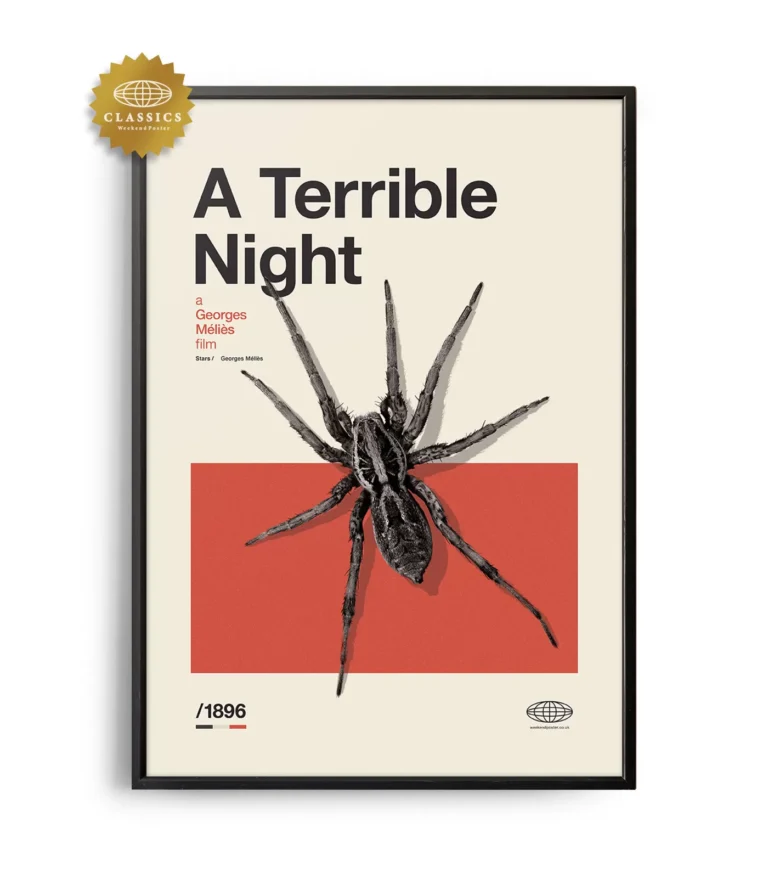 Mid-century Classic A Terrible Night movie poster