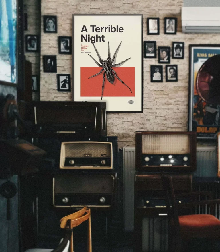 Mid-century Classic A Terrible Night movie poster