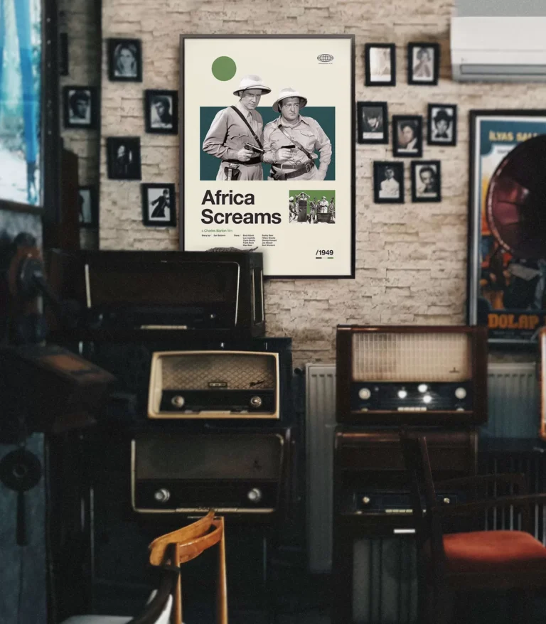 Mid-century Classic Africa Screams movie poster