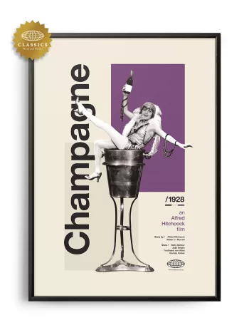 Mid-century Classic Champagne movie poster