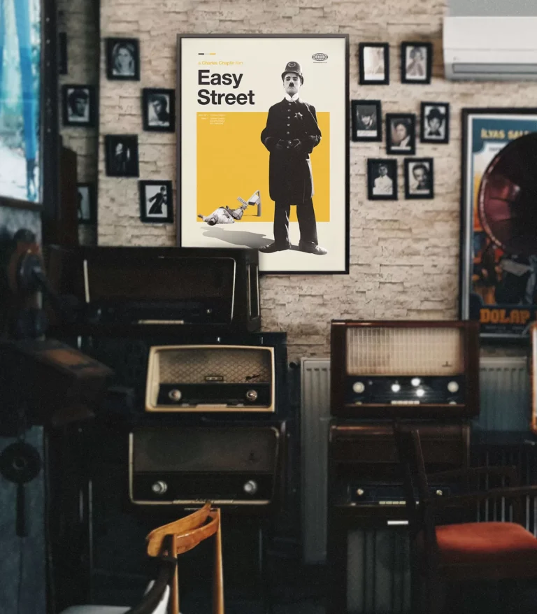 Mid-century Classic Easy Street movie poster