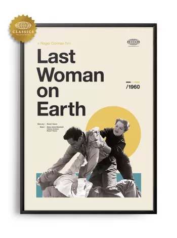 Mid-century Classic Last Woman on Earth movie poster