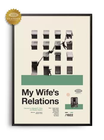 Mid-century Classic My Wife's Relations movie poster
