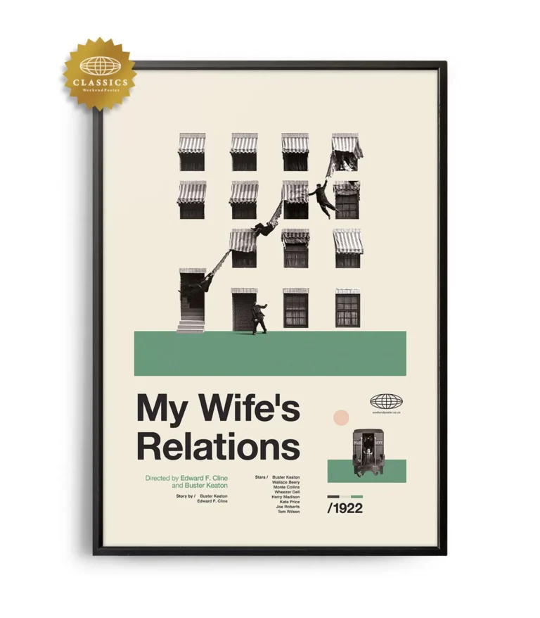 Mid-century Classic My Wife's Relations movie poster