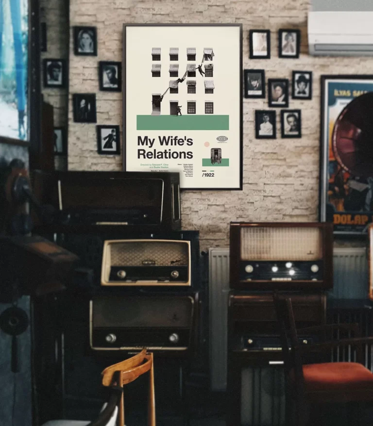 Mid-century Classic My Wife's Relations movie poster